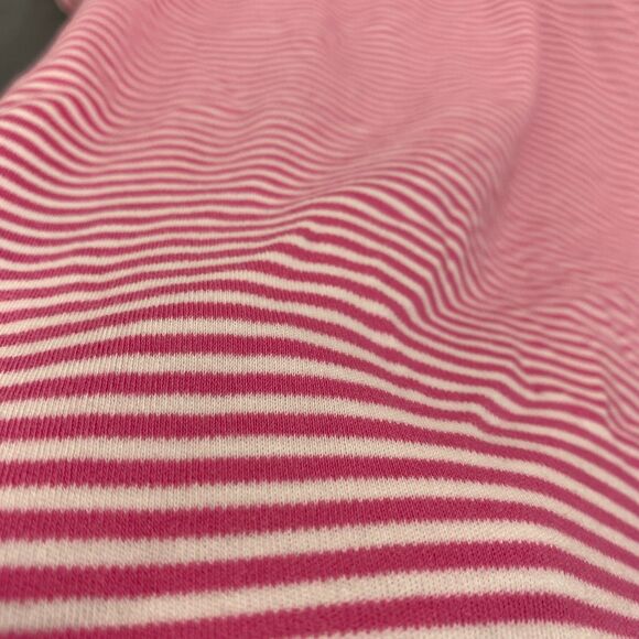 Polo Ralph Lauren Polo Shirt Mens XL Extra Large Striped White Pink Cotton - Picture 13 of 13